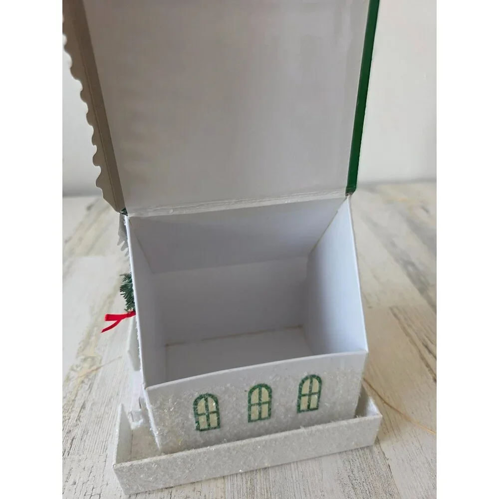 Sparkly Noel Wood song‎ designs demdaco glitter church chapel box container
